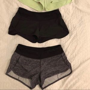 Lululemon speed shorts